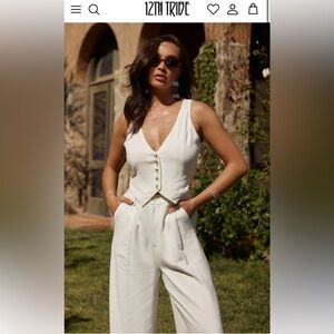 12th Tribe Two Piece Linen set